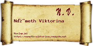 Németh Viktorina névjegykártya